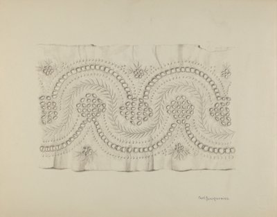 Engelsk broderi av Carl Buergerniss