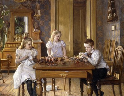 Slaget, 1900 av Carl Christian Ferdinand Wentorf