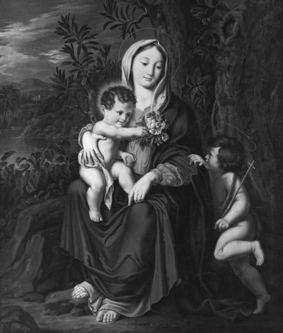 Jomfru Maria med Jesusbarnet og lille Johannes av Carl Christian Seydewitz