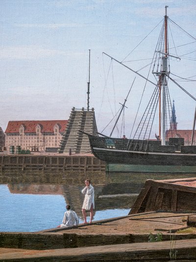 Larsen-plassen, København av Carl Dahl