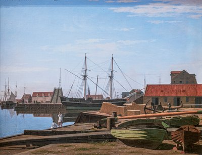 Larsens Plads i København av Carl Dahl