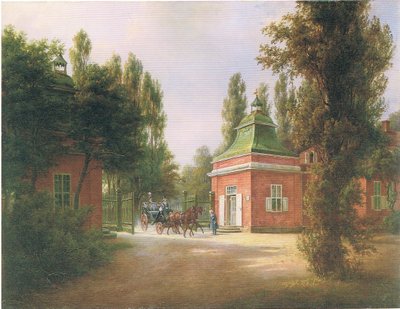inngangen til den nye hagen (Potsdam) av Carl Daniel Freydanck