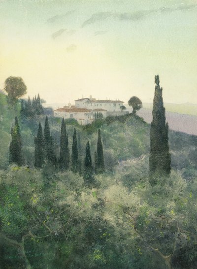 Villa Bocklin, Fiesole av Carl Ernest von Stetten