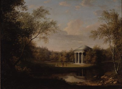 Utsikt over vennskapstempelet i Pavlovsk, ca. 1800 av Carl Ferdinand von Kugelgen