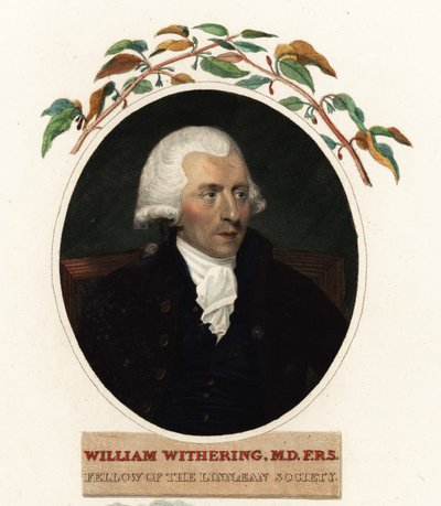 Portrett av William Withering, lege og botaniker av Carl Frederik van (after) Breda