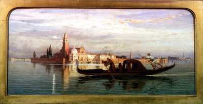 På den venetianske lagunen av Carl Friedrich Heinrich Werner