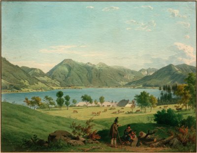 Tegernsee nær Kaltenbrunn av Carl Friedrich Heinzmann