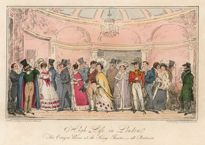 High Life of London: The Octagon Room på Kings Theatre av Carl Georg Adolph Hasenpflug