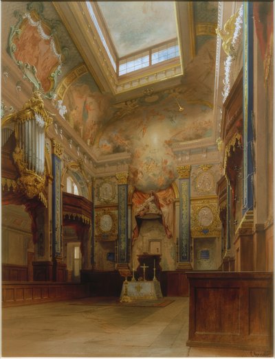 Kapell i Charlottenburg Palace av Carl Georg Anton Gräb