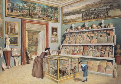 Apsisrommet med de romerske mursteinene av Carl Goebel d. J.