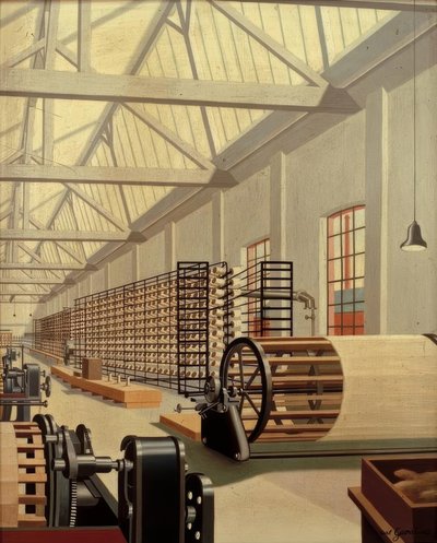 Forberedelsesrom (veveri) av Carl Grossberg