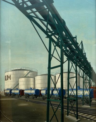 Hvite tanker (Hamburger Ölwerke) av Carl Grossberg