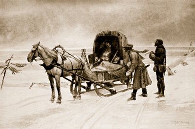 Sten Stures død ved Malarsjøen, 1520 av Carl Gustaf Hellqvist