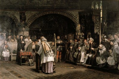 Vasteras fordypning, 1527, 1883. av Carl Gustaf Hellqvist