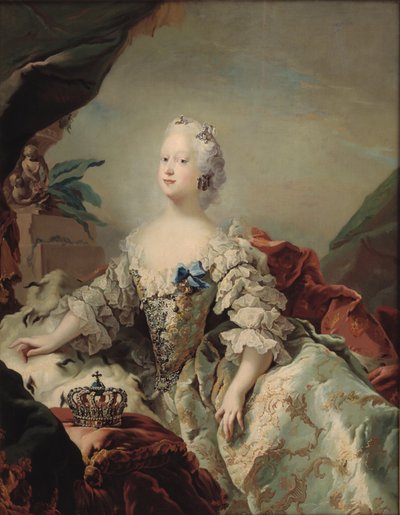 Louise av Storbritannia 1724-1751, dronning av Danmark, 1747. av Carl Gustaf Pilo