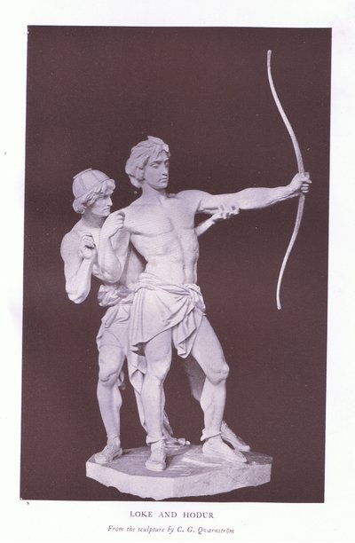 Loke og Hodur av Carl Gustav (after) Quarnstrom