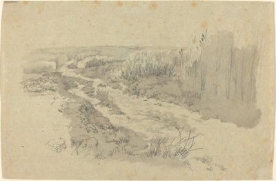 En sti gjennom åkre nær Leipzig av Carl Gustav Carus