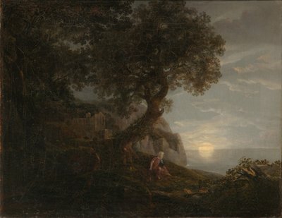 Måneoppgang av Carl Gustav Carus