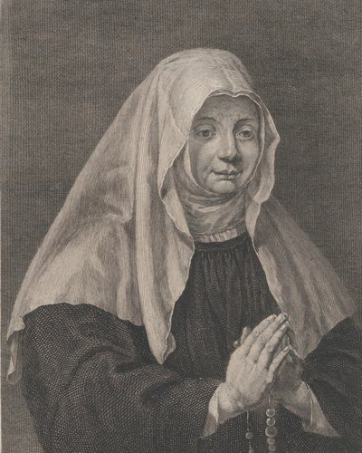 Portrait of a praying nun, ca. 1771.    1188754   no       norwegian Successfully Translated  Original: Kaiser Karl V. auf der Flucht vor Moritz von Sachsen Translat: Kaiser Karl V. auf der Flucht vor Moritz von Sachsen 1347152 no norwegian Successfully Tr av Carl Guttenberg