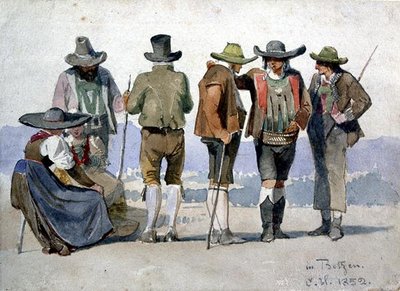En gruppestudie i Botzen av Carl Haag