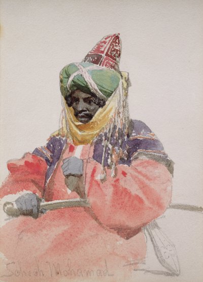 Portrett av en araber av Carl Haag