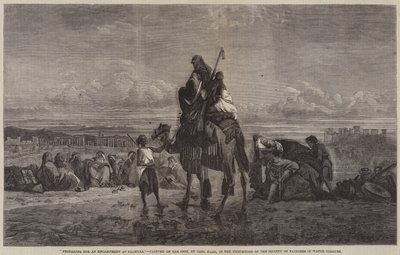 Forbereder for et leir ved Palmyra av Carl Haag