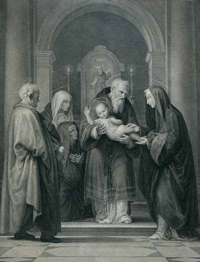 Offeret i tempelet av Carl Heinrich Rahl