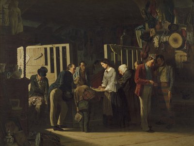 Pantelånerbutikken II, 1859 av Carl Hendrik d Unker