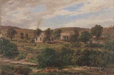 Klappenbach Ranch nær Johnson City, Texas av Carl Hermann Frederick Lungkwitz