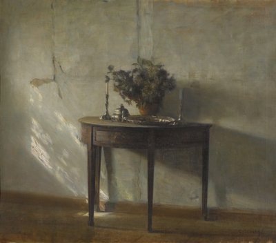 Et solbelyst interiør av Carl Holsoe
