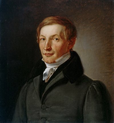 Portrett av hagebruksdirektør Peter Joseph Lenné av Carl Joseph Begas