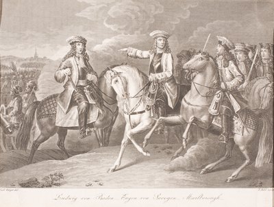 Markgraf Ludwig Wilhelm von Baden-Baden, Prinz Eugen von Savoyen und John Churchill, Herzog von Marlborough   1346500   no       norwegian Successfully Translated  Original: ""Portrait de Louis de Bruges, seigneur de Gruuthuse (1422-1492)"" Peinture du mai av Carl Joseph Geiger
