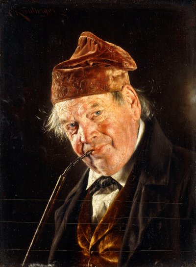 En mann med et rør, av Carl Kronberger