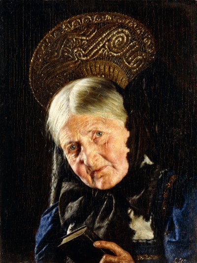 En kvinne med en bok, av Carl Kronberger