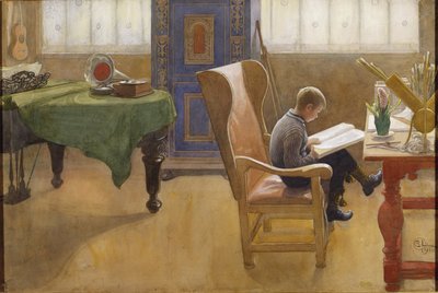 Esbjörn i arbeidshjørnet av Carl Larsson