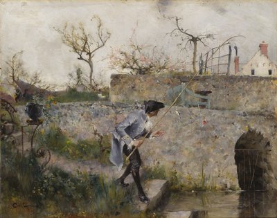 Fisken biter! av Carl Larsson