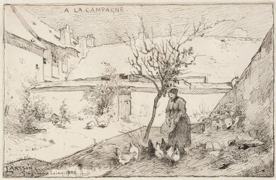 Fransk bondegård av Carl Larsson