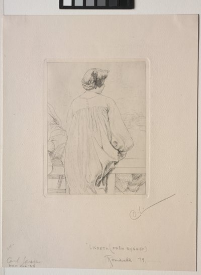 Lisbeth, sett bakfra av Carl Larsson