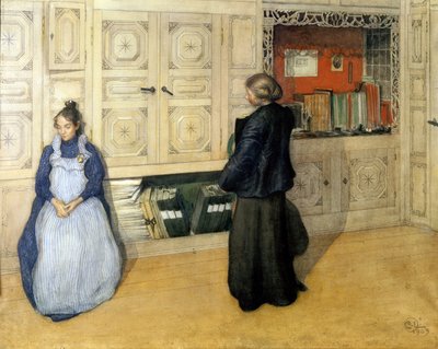 Mor og datter av Carl Larsson