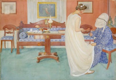 Brudepiken, 1908. av Carl Larsson
