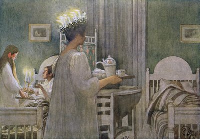 St. Lucy-festen 13. desember av Carl Larsson