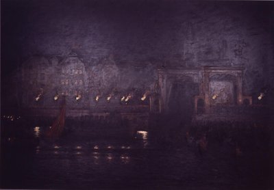 Frederik VIIs begravelse 2. desember 1863 av Carl Locher
