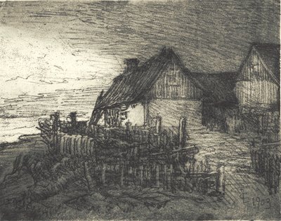 Hus i Tisvilde av Carl Locher