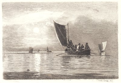 Morgen på Skagen av Carl Locher