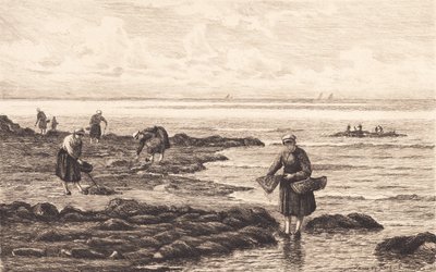 Rekefiskere i Bretagne av Carl Locher