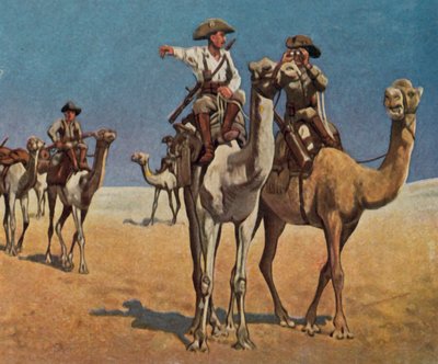 Jager Simon Copper Hottentottene i Kalahariørkenen av Carl Ludwig Friedrich (after) Becker