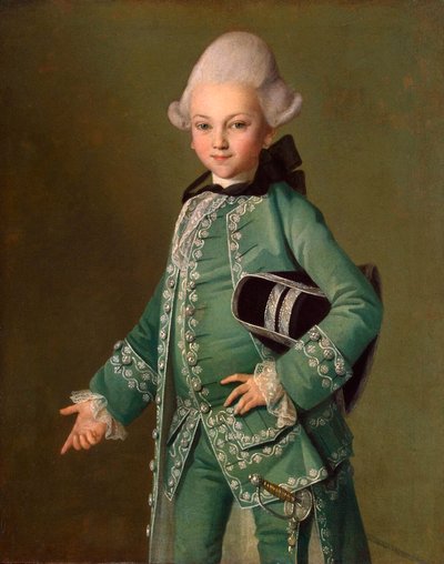 Portrett av grev Alexei Bobrinsky som et barn