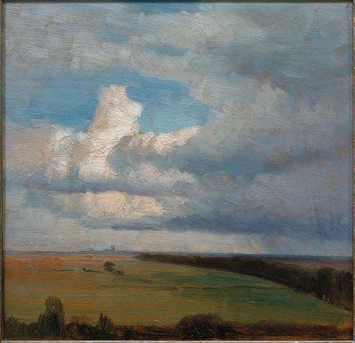 Landskap nær München av Carl Ludwig Seeger
