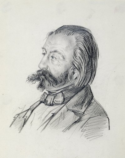 Portrett av Dembristen (eller Decabristen) av Carl Peter Mazer