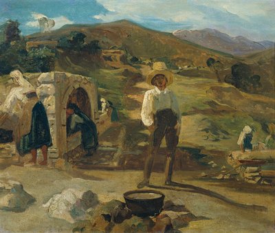 italiensk landskap av Carl Rahl